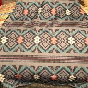 Bohemian mini skirt